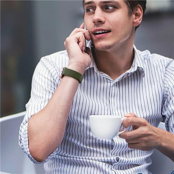 Elastic Bands Compatible with Samsung Galaxy Watch 7 6 5 4 40mm 44mm/Watch 6 4 - Picture 6 of 7